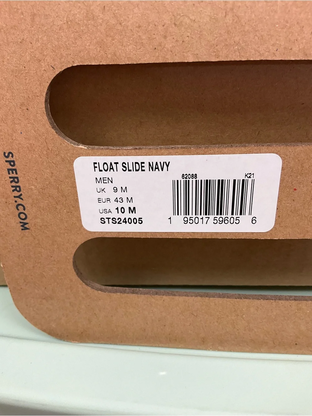 Sperry Navy Slip-On Slide Sandals for Men Size 10